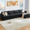 Dark Grey 5 Seat L Shaped Sectional Sofa F176