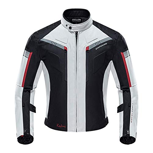 Waterproof Motorcycle Jacket with Armoured Protective Gear P485225