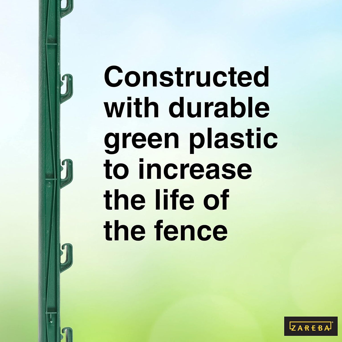 Green Garden Post for Fence (25 Pack), 30" Pack of 2 Y3433