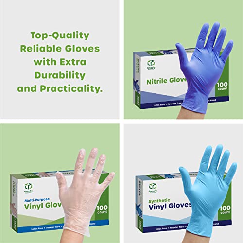 Black Nitrile Disposable Gloves S42147