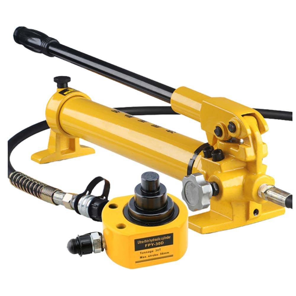 50 ton Low Profile Hydraulic Jack Cylinder with Hand Pump D661997