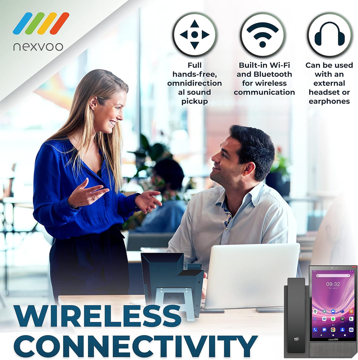 Executive Video Phone with 8-inch Display Screen Y1294