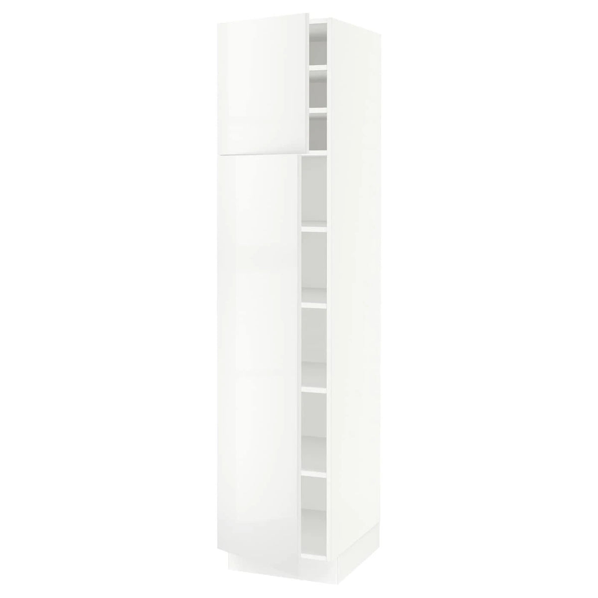 White High Cabinet with 2 Doors S742