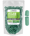 Size 00 Empty Vegan Capsules 500 Count Y8753