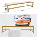 Gold Vintage Wall Mounted Clothes Rod Rack G25159