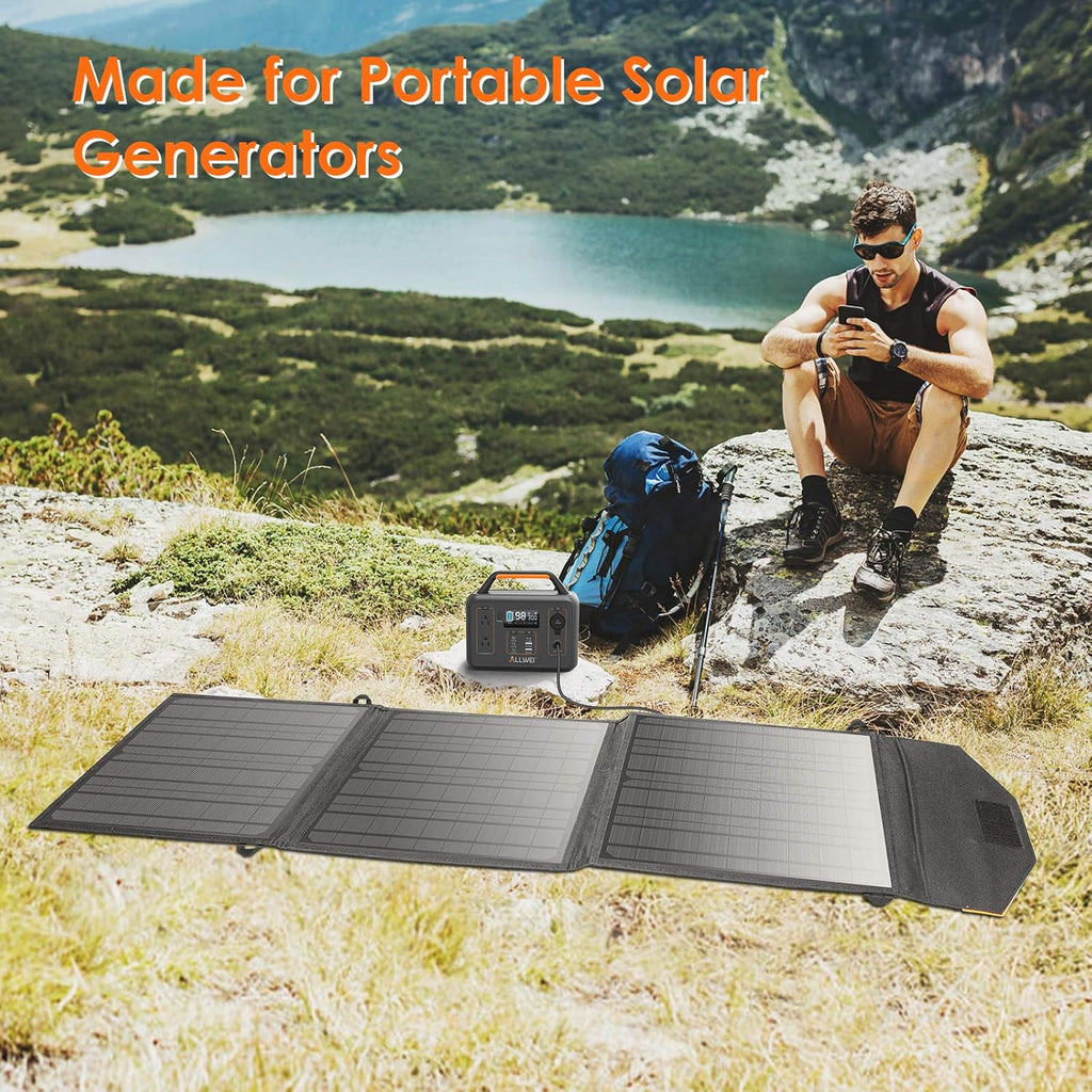 60W Portable Foldable Solar Panel W3167
