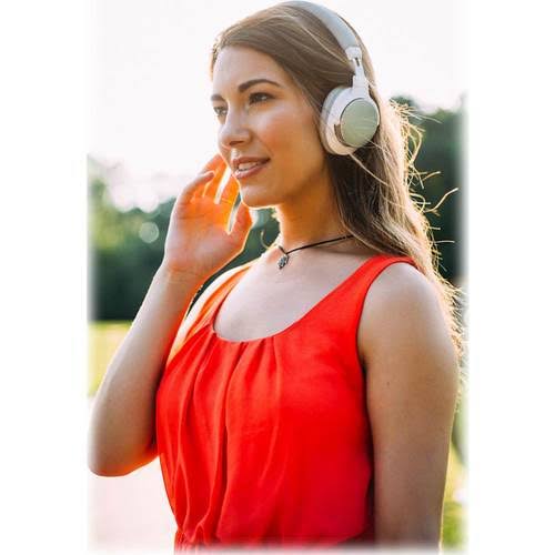 Wireless On-Ear High-Resolution Headphones, White R8043