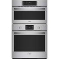 30 in. Double Electric Convection Wall Oven Microwave Stainless Steel E664