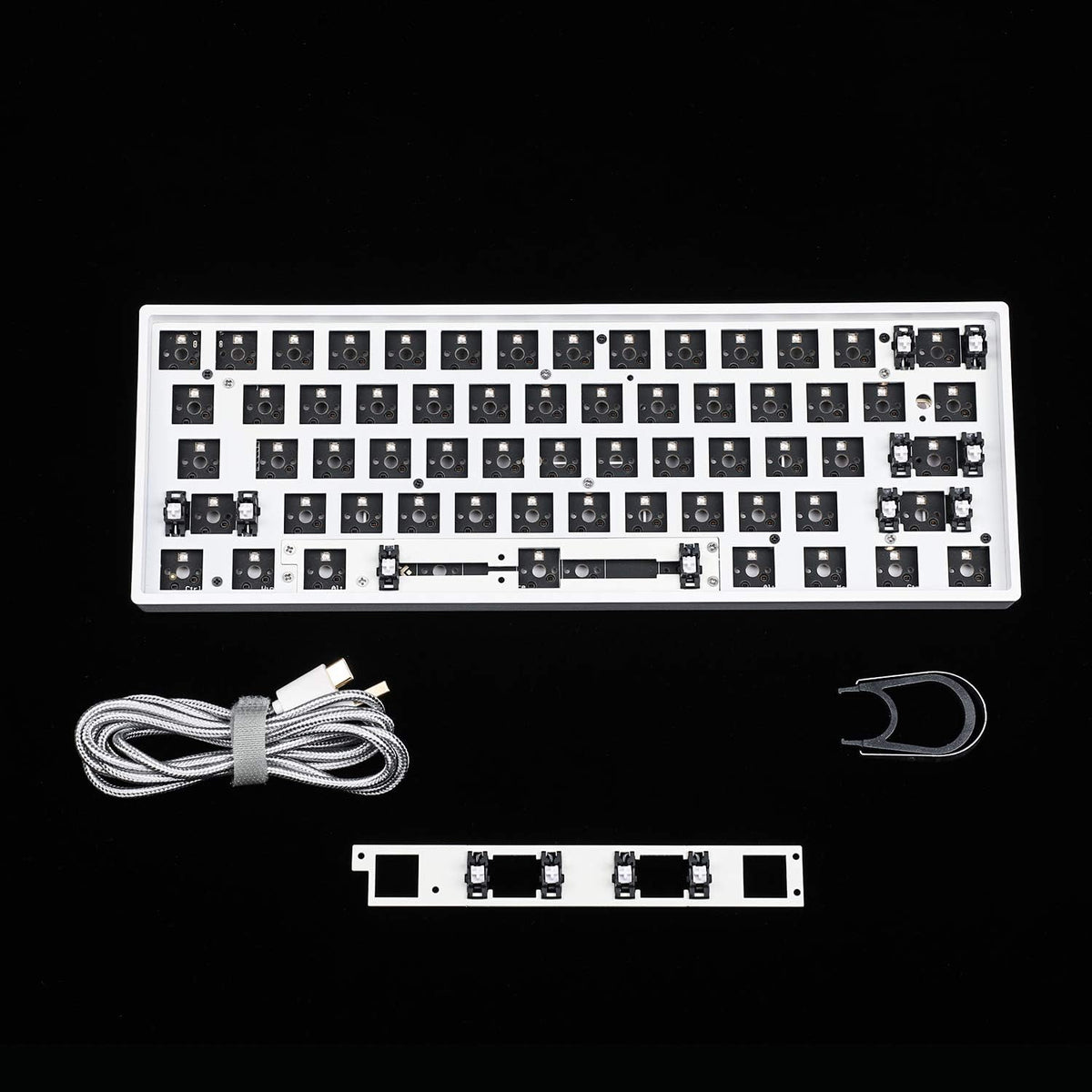 RGB Hot Swap ANSI Mechanical Keyboard DIY Kit W7173