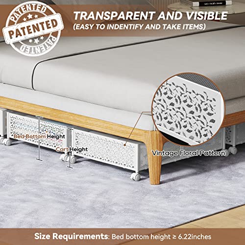Under Bed Storage Containers with Wheels -4Pack H8970