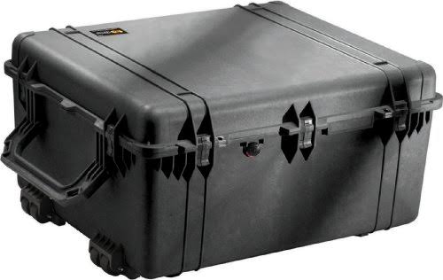 Black Transport Case with Foam I29723
