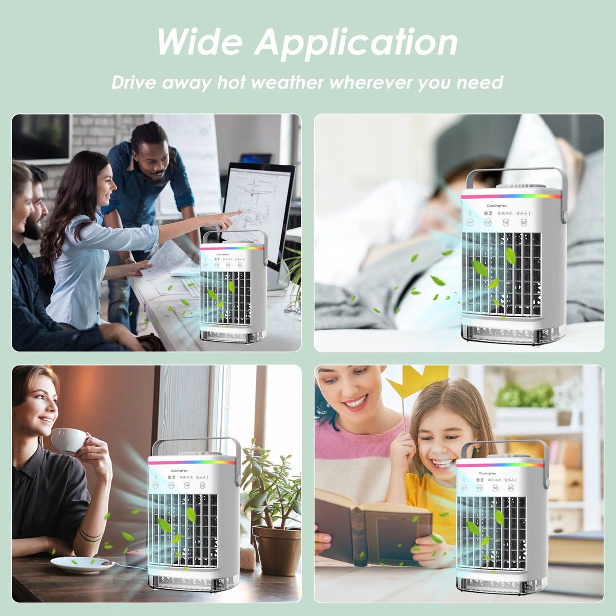 Portable Air Conditioner Cooling Fan S7772