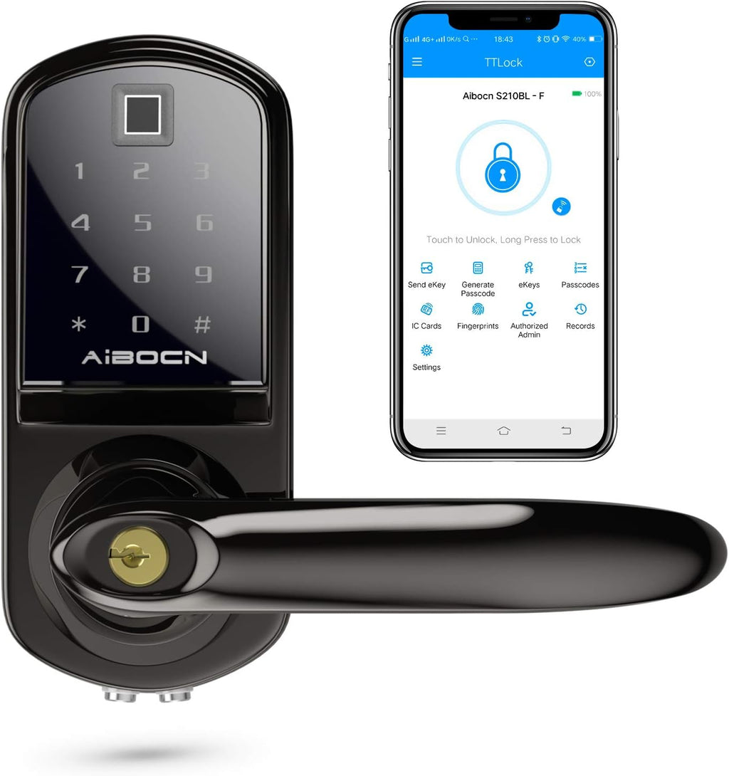 Keyless Entry Door Lock with Touchscreen Keypad I447619