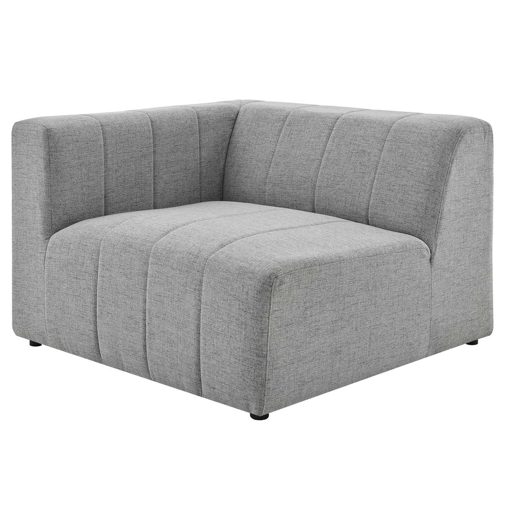 Light Grey Fabric Loveseat Sofa H1029