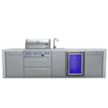 Island Grill with Beverage Center B871313
