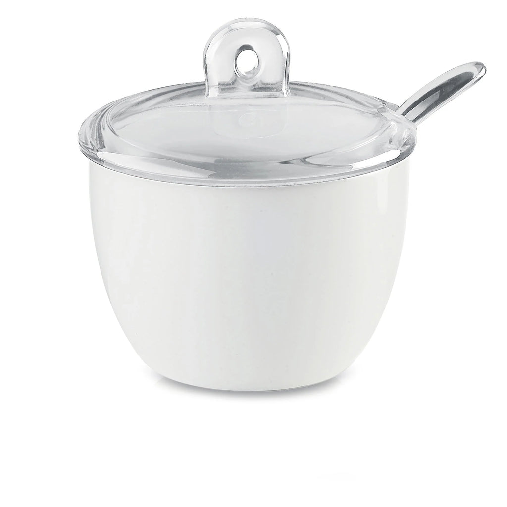 Sugar Bowl With Teaspoon Sky Grey N798438