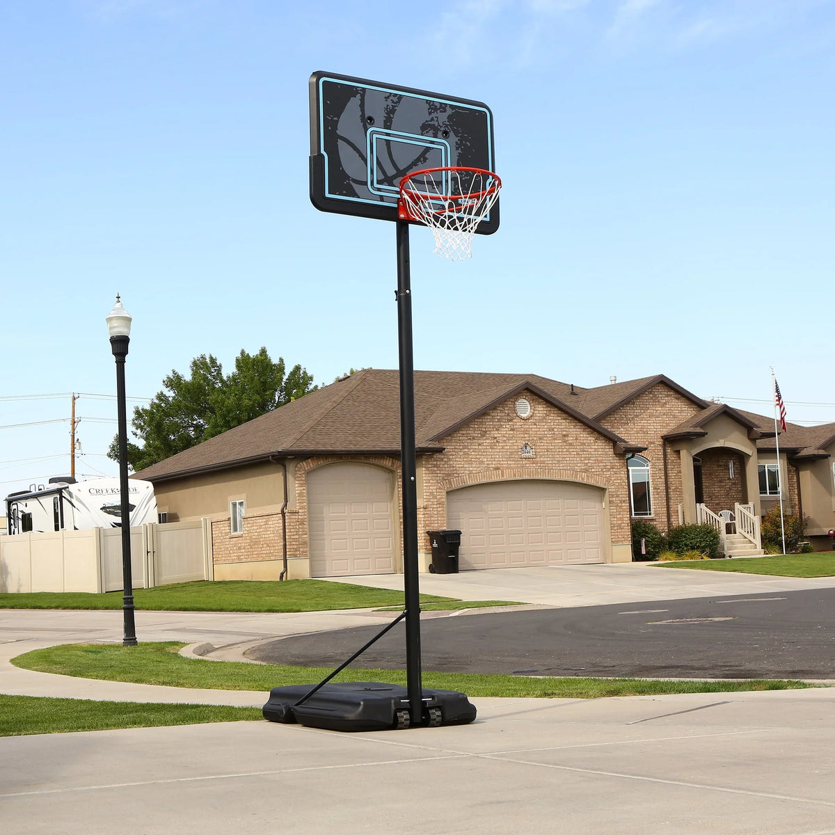 Adjustable Portable Basketball Hoop 44 inch U155155