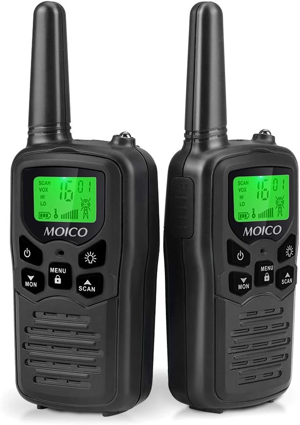 Long Range Walkie Talkies with 22 FRS Channels Orange 2 Pack J877
