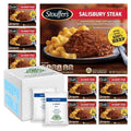9.6 oz Pack of 8 Salisbury Steak Frozen Meal F42398