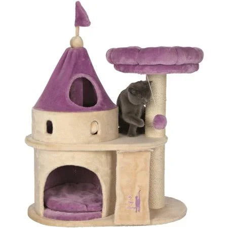 Beige Lilac Cat Castle R343351