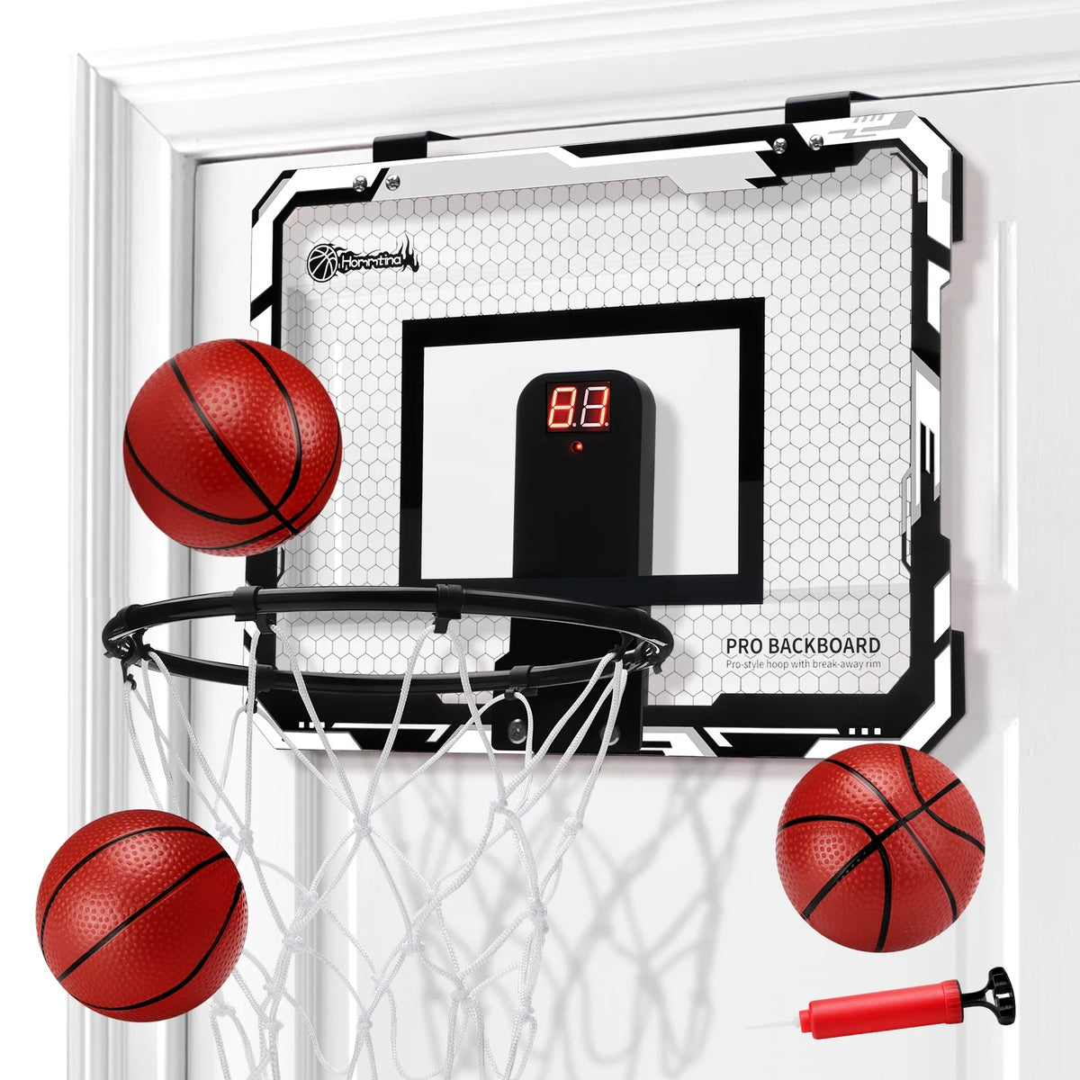 Basketball Hoop Indoor for Kids 15.7" X 11.8" with 3 Balls U130