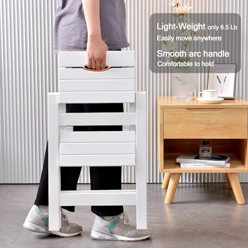 Folding Wooden Step Stool W55326