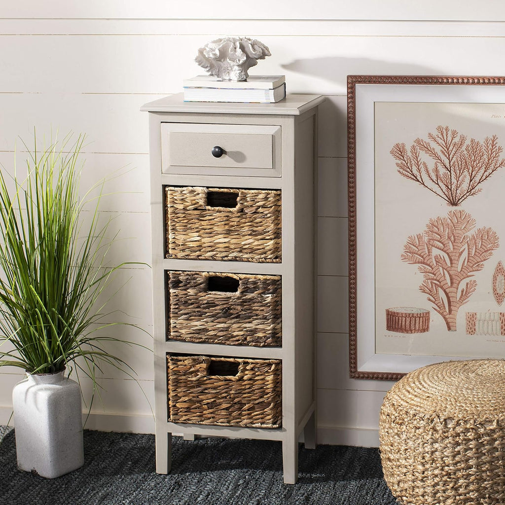 Distressed White Side Table K150080