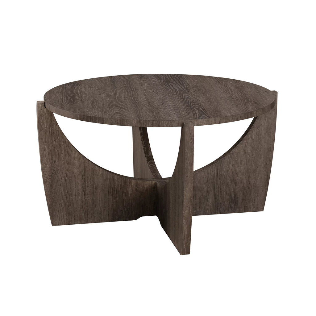 28" Modern Glam Arch-Base Coffee Table O61127