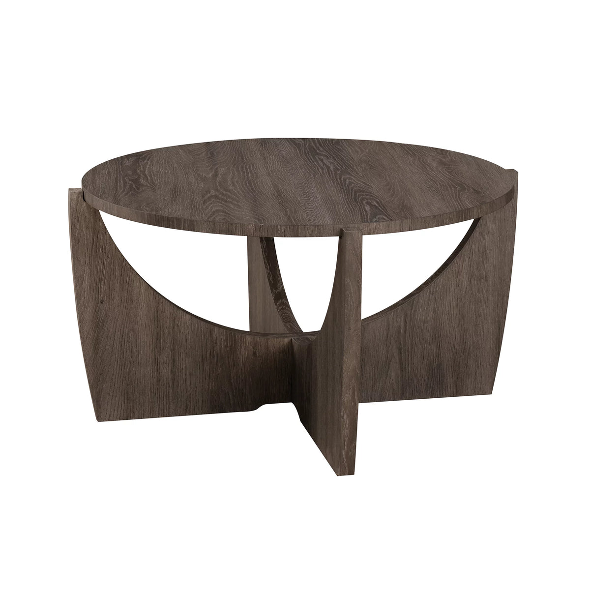 28" Modern Glam Arch-Base Coffee Table O61127