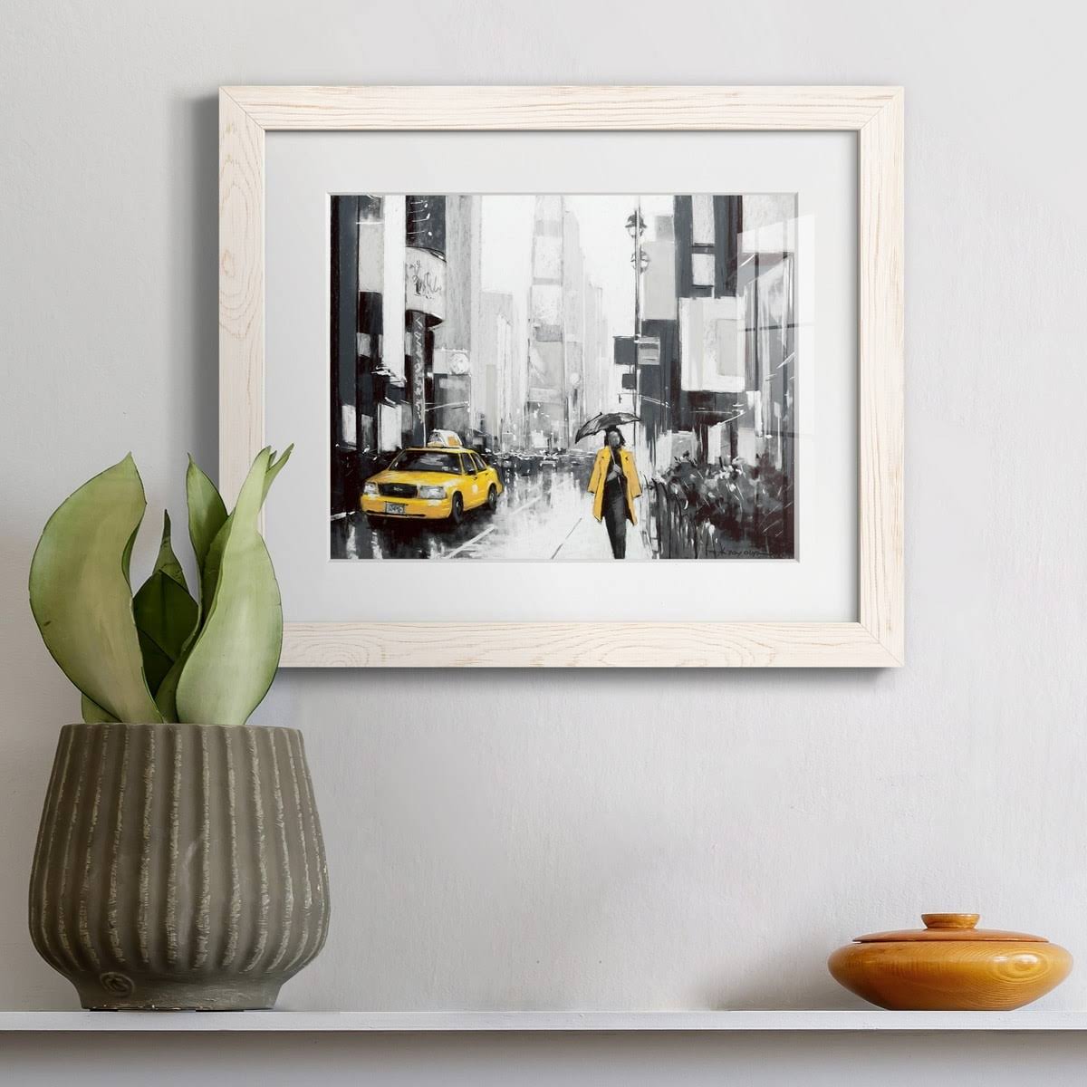 Premium Framed Canvas - Grey S465