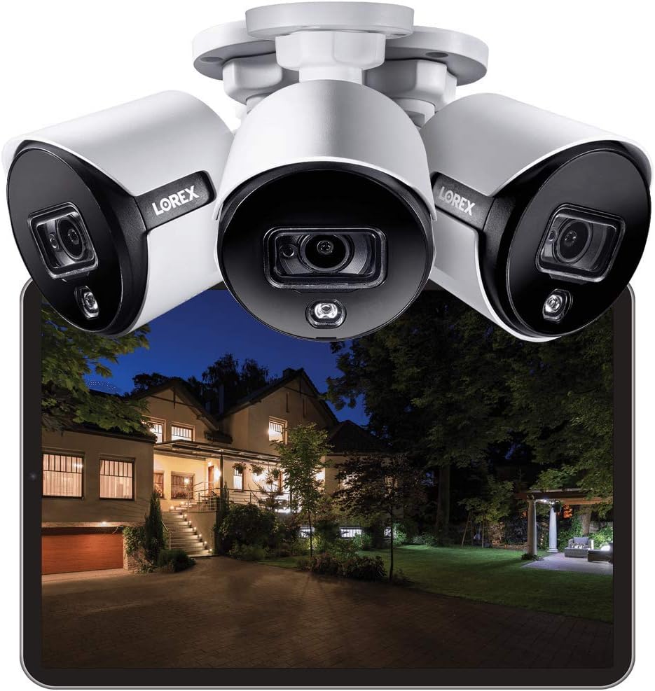 4K Analog Security Bullet Camera with Color Night Vision C95247
