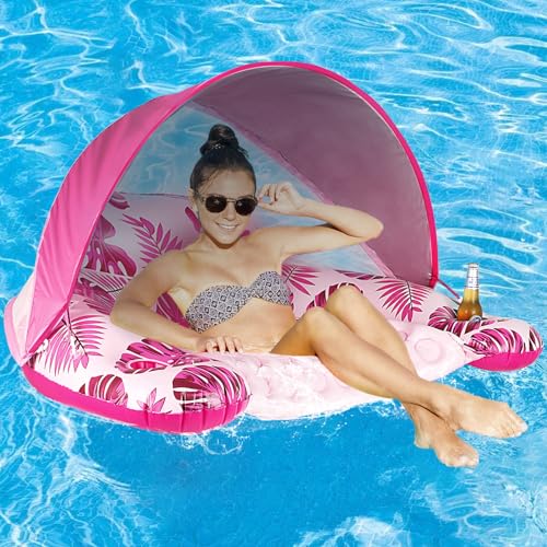 XL Pool Float with Canopy and Cup Holder C2224