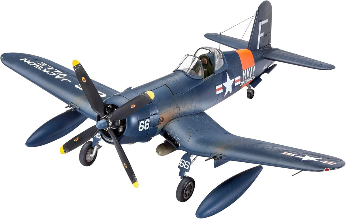 14.8 cm length 17.3 cm spanwidth F4U-4 Corsair Model Kit P480