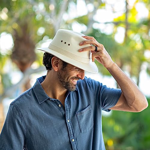 Canvas Safari Sun Hat, 2 1/2" Brim, UPF 50+ O893802