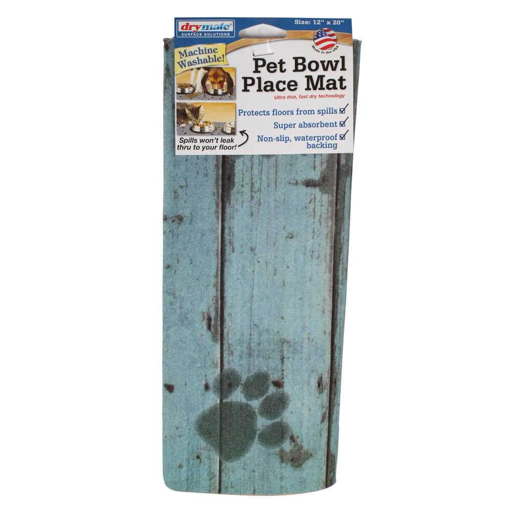 Pet Bowl Placemat Dog & Cat Food Feeding Mat D348096