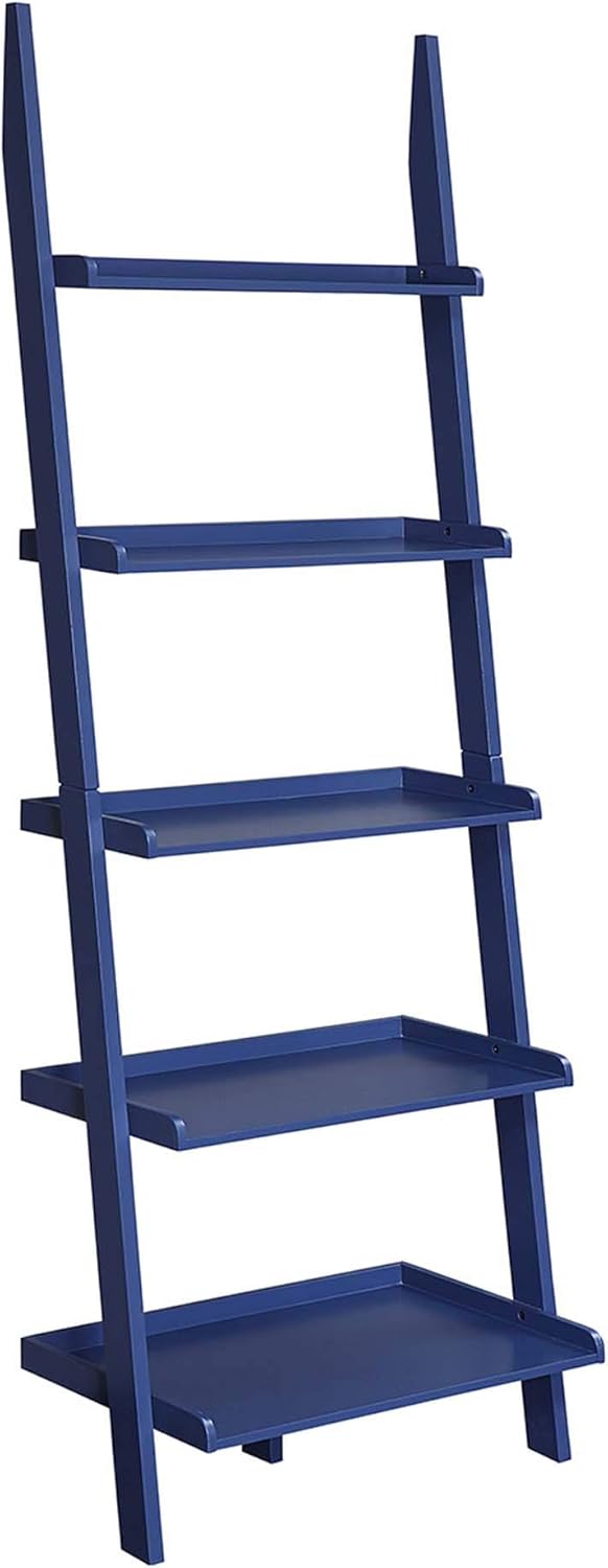 Espresso Bookshelf Ladder W7051