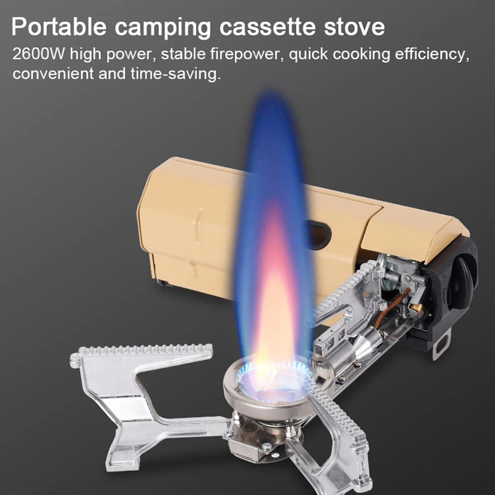 Butane Camping Stove 2600W with Electronic Ignition Carrying Bag S988704
