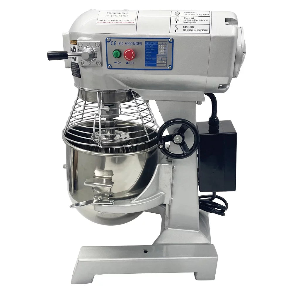 Commercial Dough Mixer 11Qt 3 Speed Stainless Steel G4794
