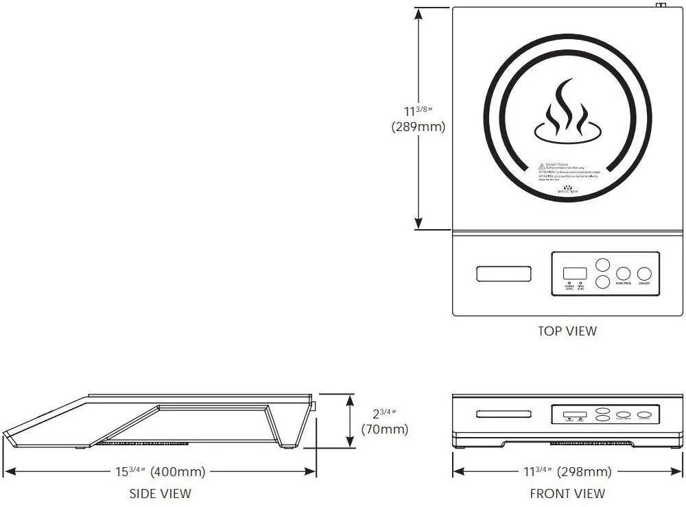 Commercial Electric Induction Cooktop G9997