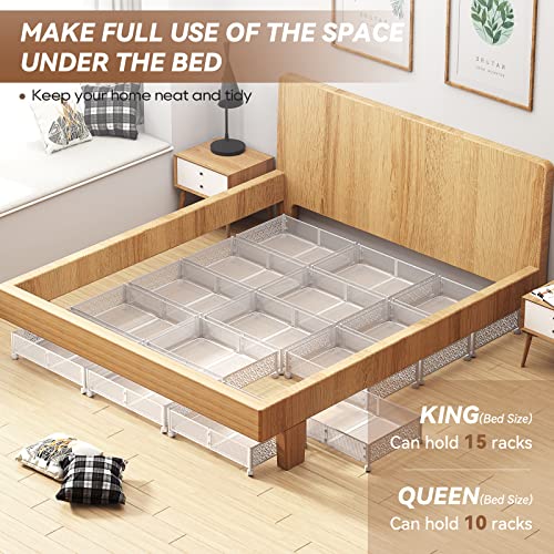 Under Bed Storage Containers with Wheels -4Pack H8970