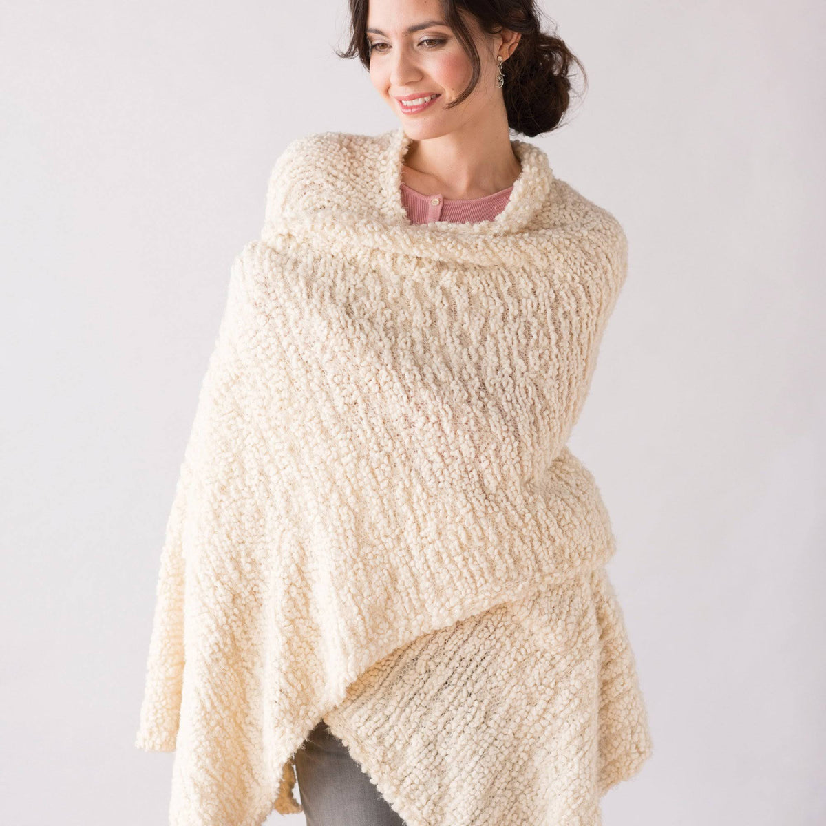 Cream Shawl A13620