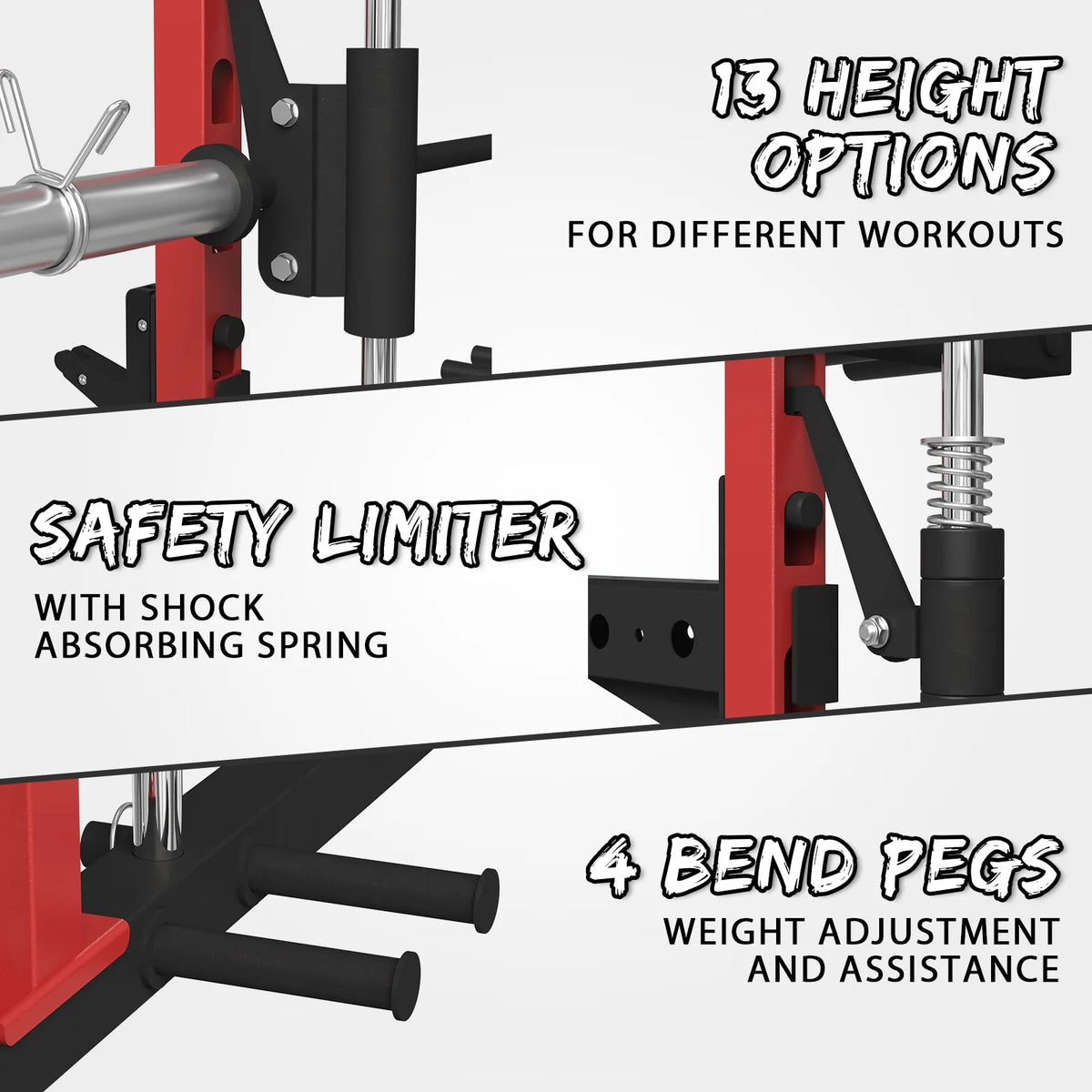 Smith Machine Squat Rack with Cable Crossover System O930997