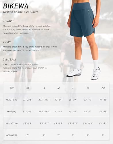 4D Padded Cycling Shorts with Zipper Pockets High Waist A615038