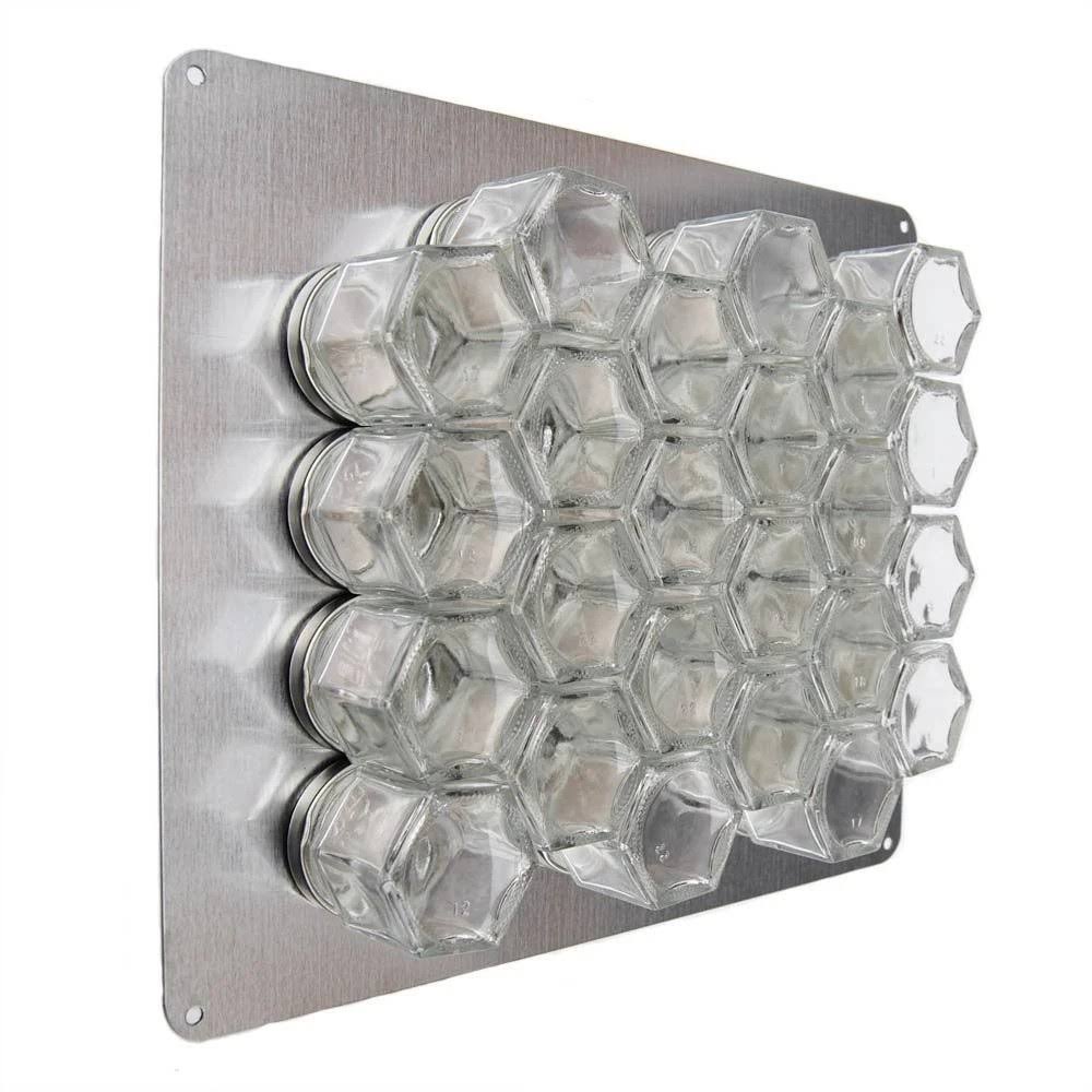 Wall Hanging Magnetic Spice Rack 24 Jars C3875