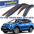 Shatterproof Side Window Deflectors for Toyota RAV4 2013-2018, Tape-on Rain Guards, 4 pcs U965