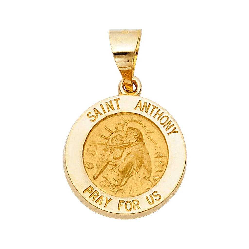 14k Yellow Gold St. Anthony Pendant C302