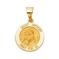14k Yellow Gold St. Anthony Pendant C302