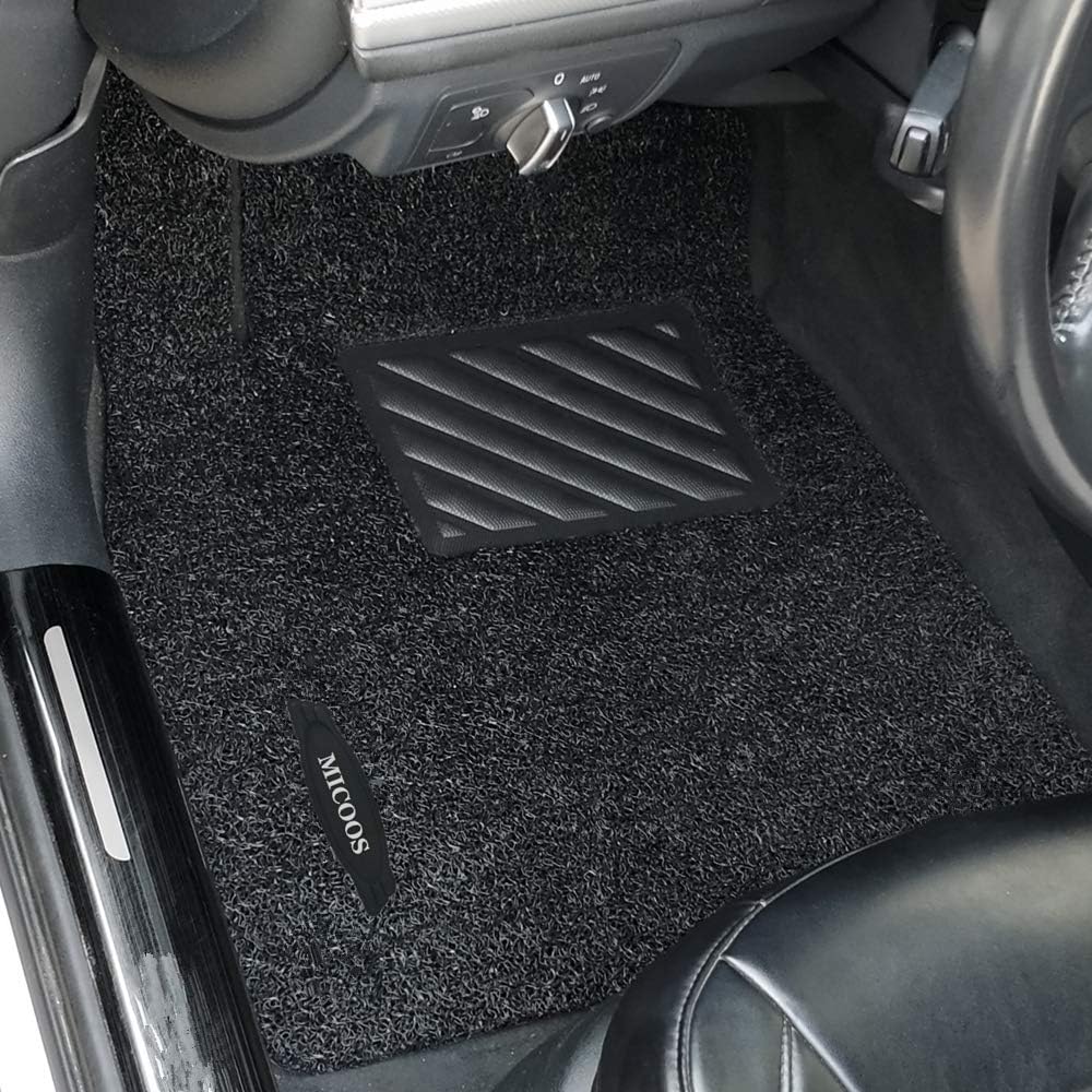 Black All Weather Heavy Duty Waterproof Floor Mat Set L81670