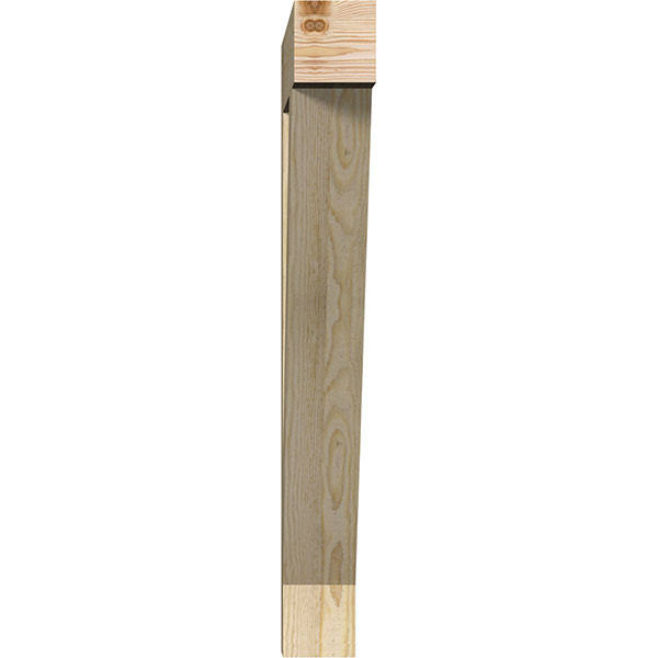 Traditional Block Rough Sawn Douglas Fir Bracket K429