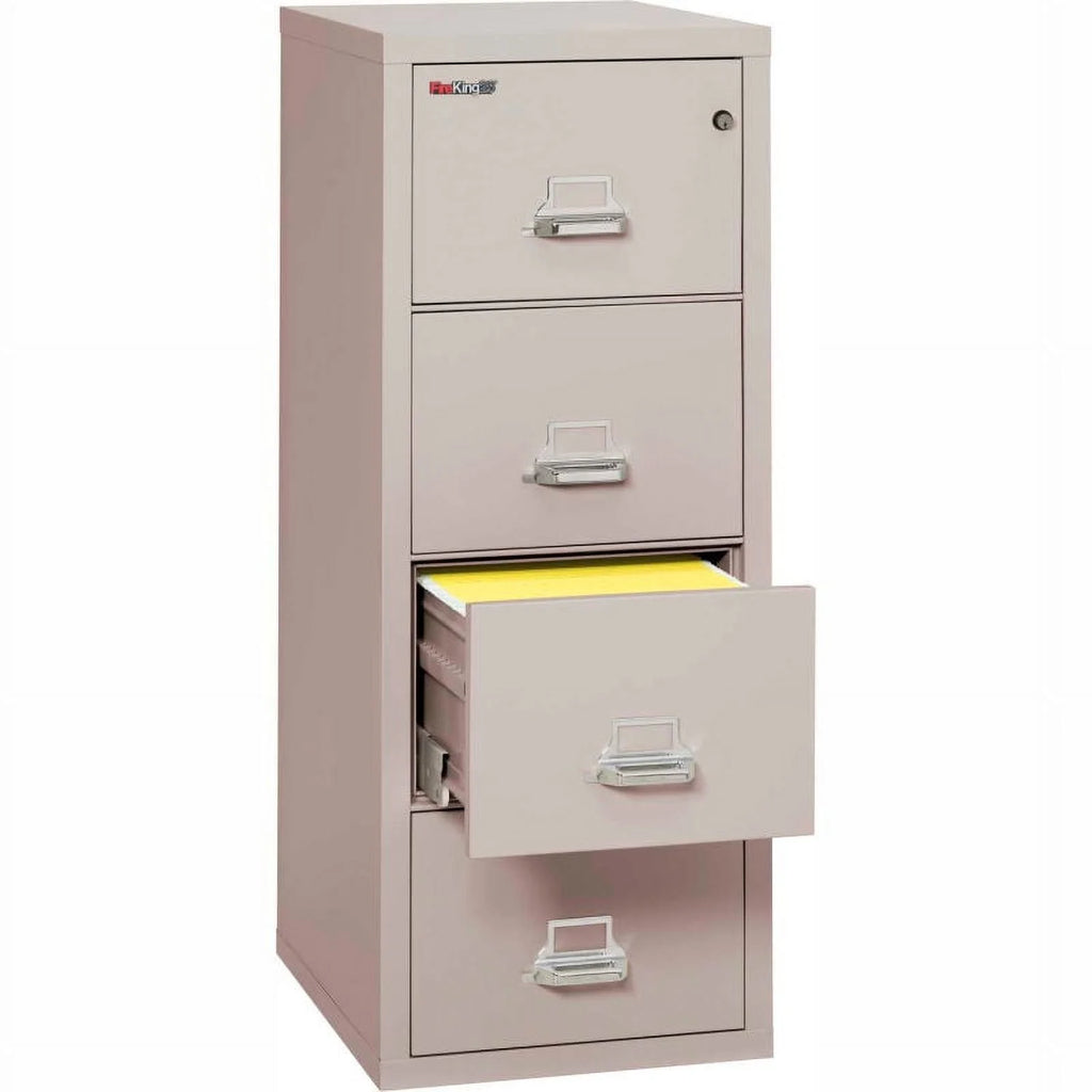 25" Vertical 4-Drawer Letter-Size Fireproof File Cabinet V9692
